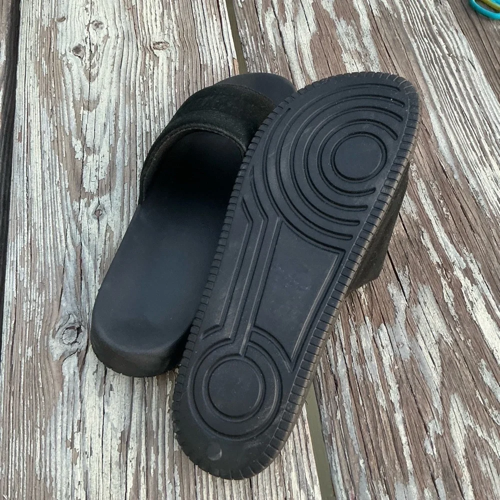 Primitive Men Black Slide Sandals Flip Flops Size 11